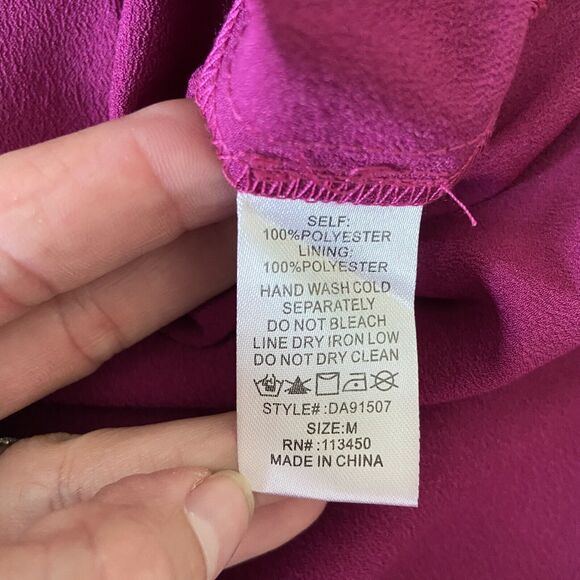 NEW Anthropologie Lulumari Strapless Tie Bow Dress Women's Medium Retro Hoco - Picture 7 of 12